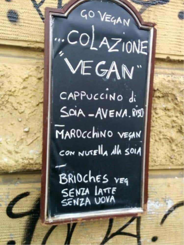 la colazione vegan